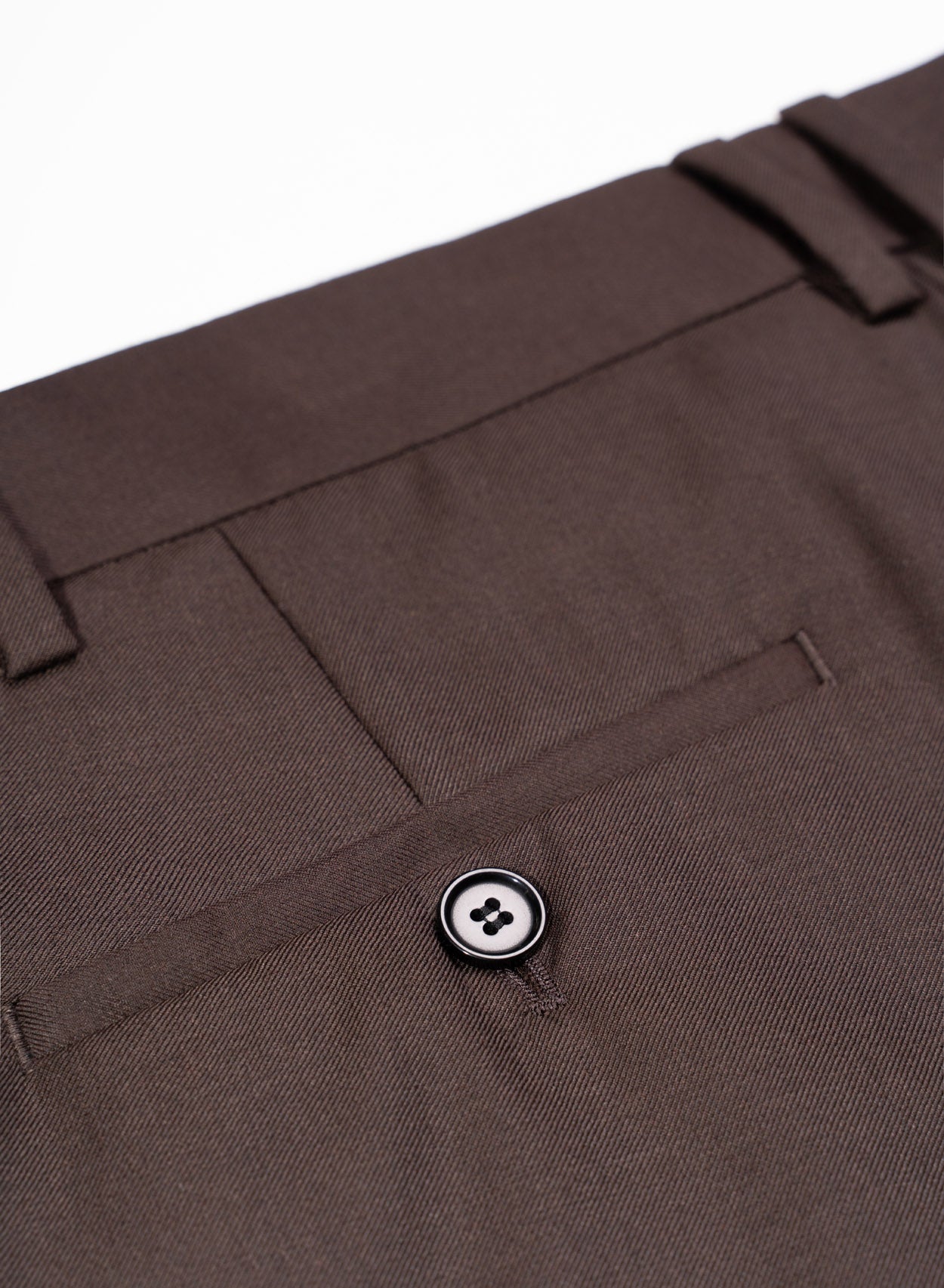 Dark Brown Wool Trousers – MARK MARENGO