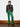 Emerald Green Velvet Flared Trouser-PhixClothing.com