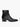 Black Buckle Strap Leather Boot-PhixClothing.com