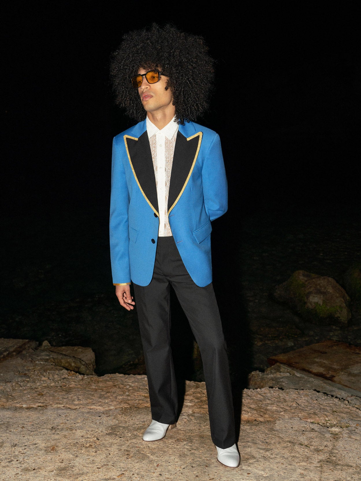 Blue tailored deals blazer