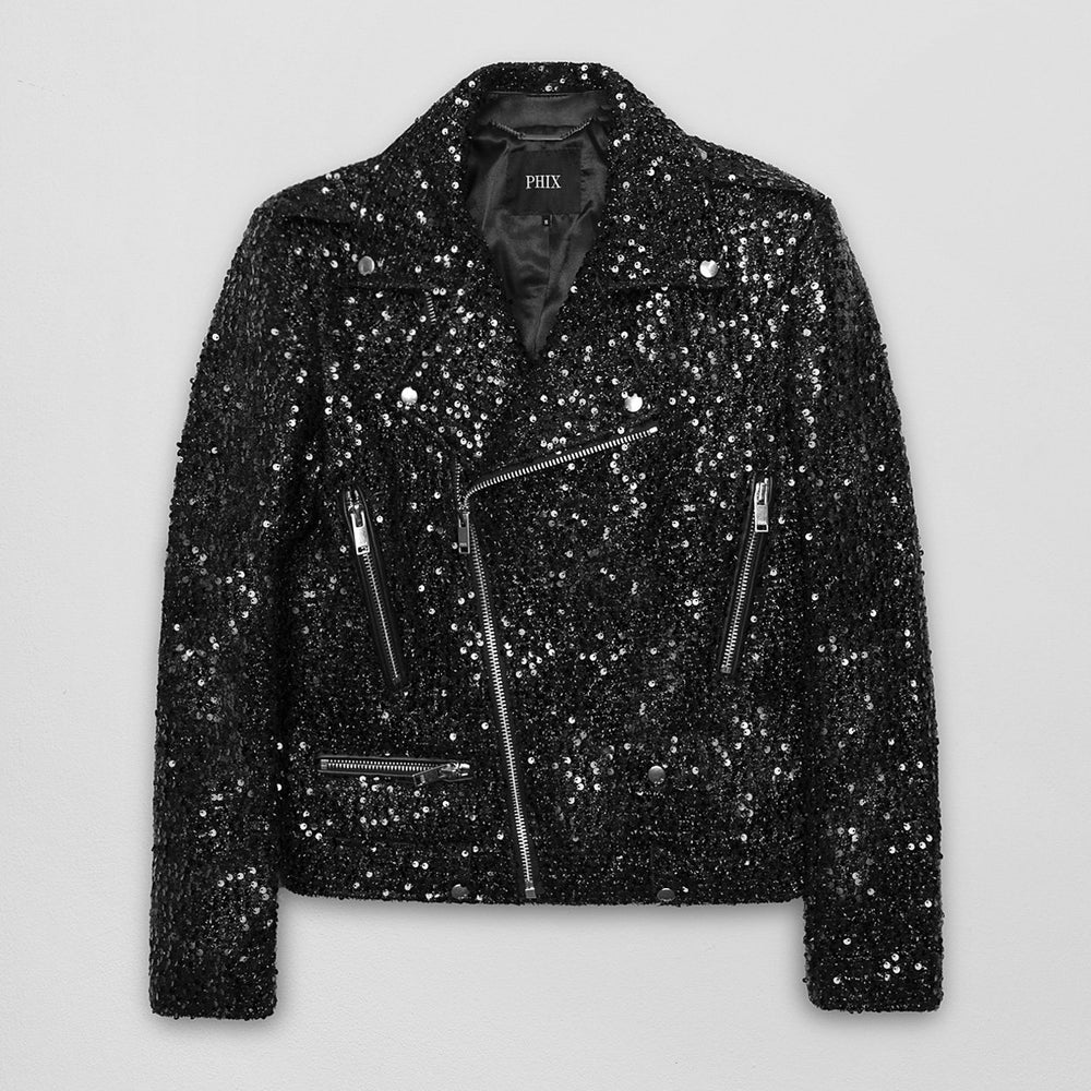 Mens Sequin Biker Jacket Phix mens-sequin-biker-jacket-phix